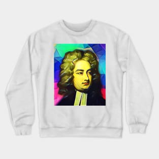 Jonathan Swift Colourful Portrait | Jonathan Swift Artwork 7 Crewneck Sweatshirt